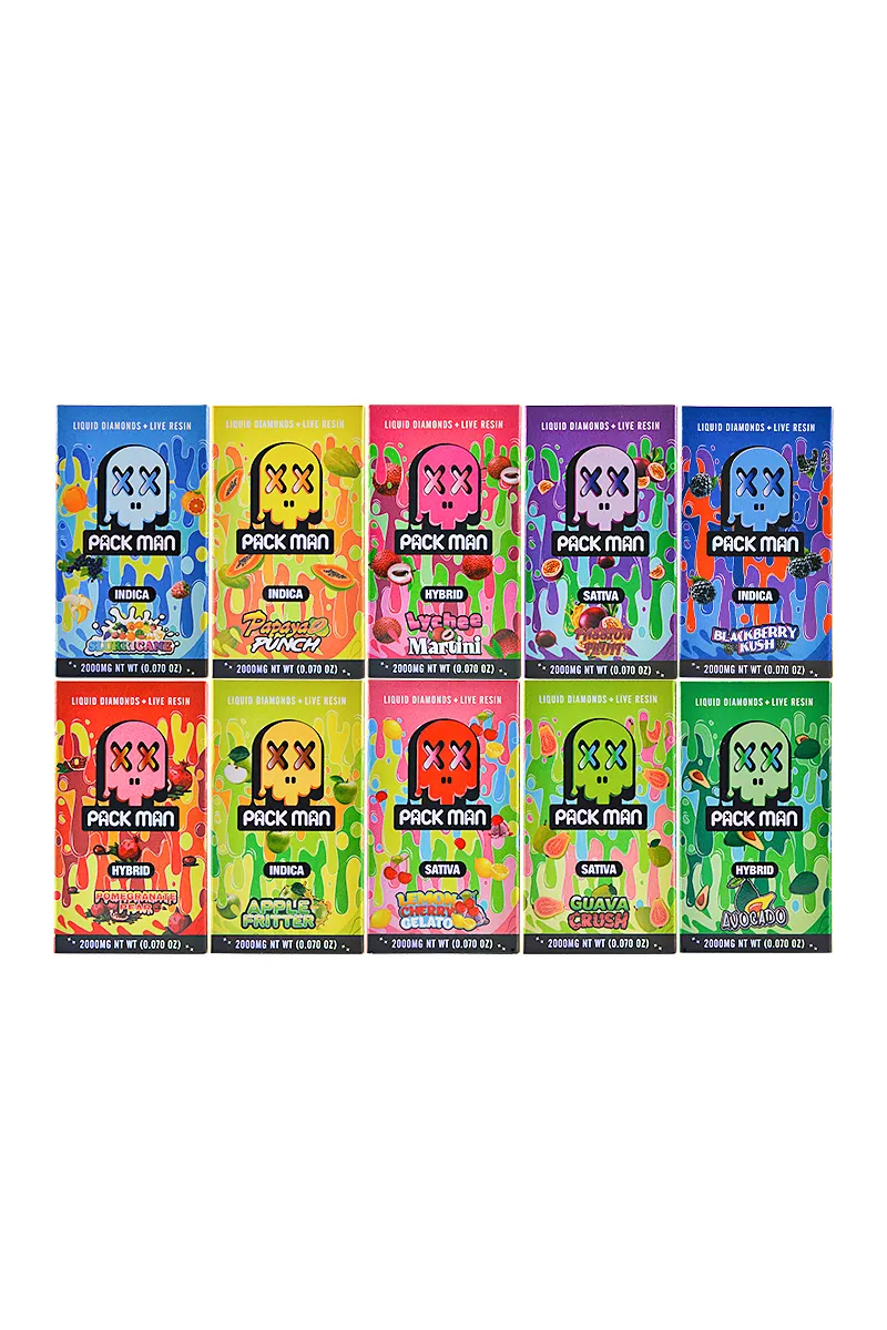 200pcs/lot USA Packman Gen 3 2g Screen Disposable