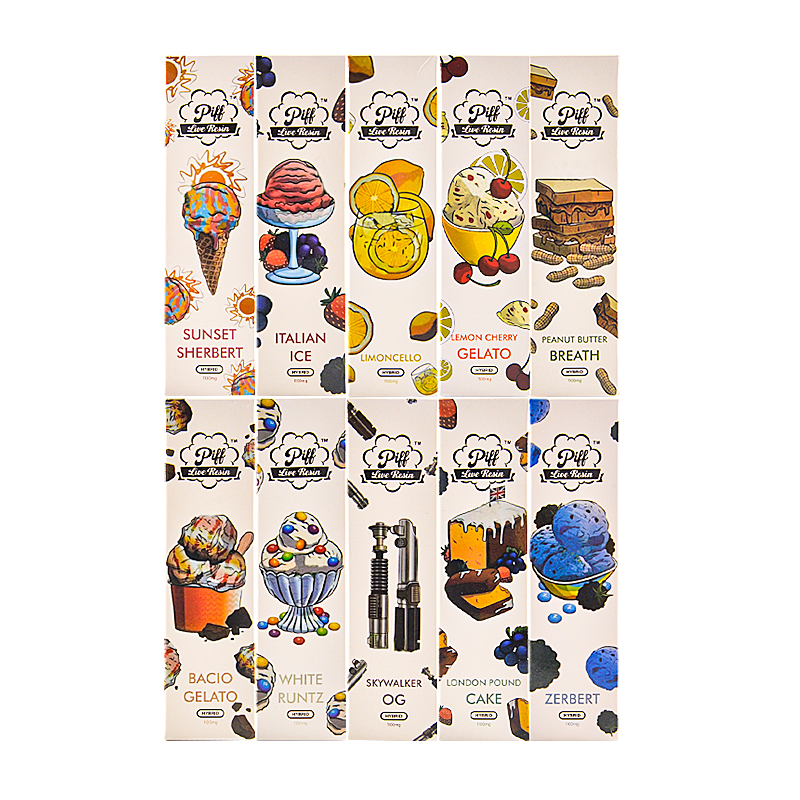 200pcs/lot USA 1g Piff Bar White Disposable