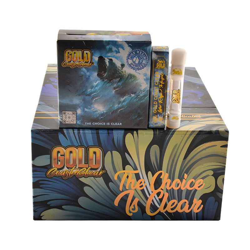 Gold Coast Clear Holidaze Edition Live Resin Infused Carts