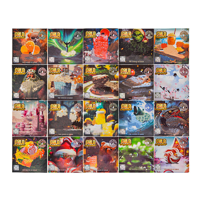 Gold Coast Clear Holidaze Edition Live Resin Infused Carts