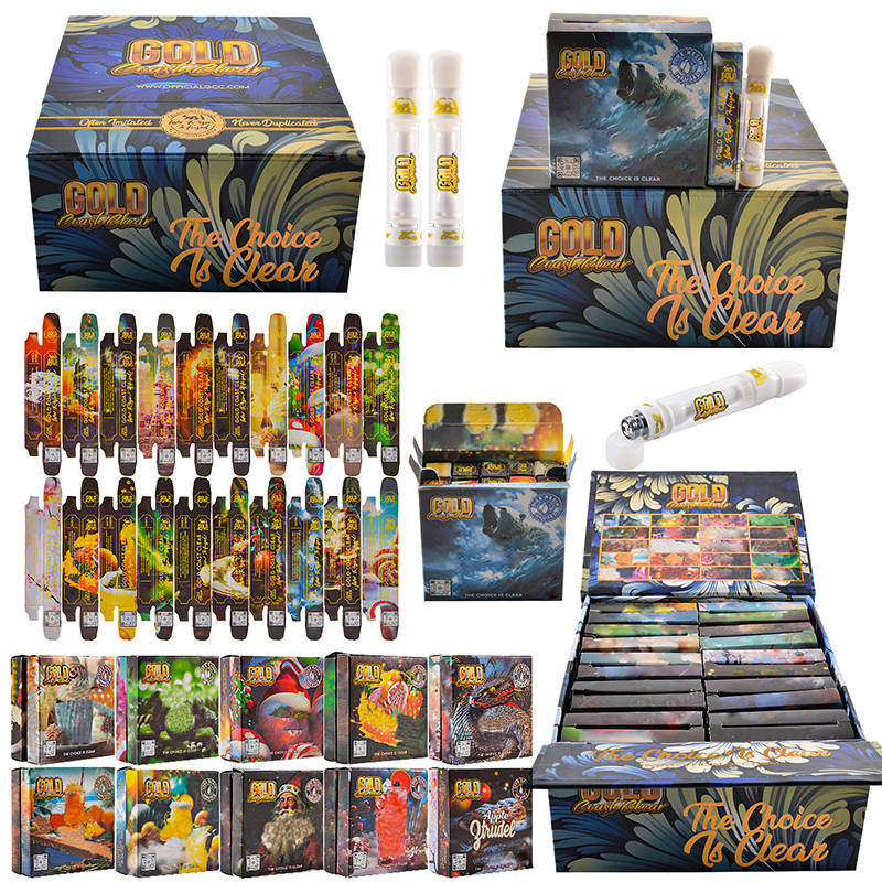 Gold Coast Clear Holidaze Edition Live Resin Infused Carts