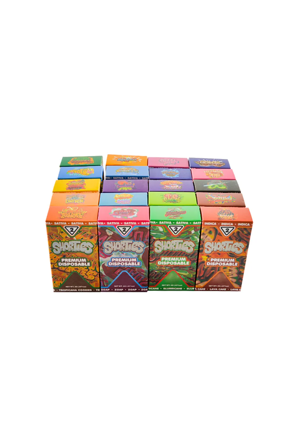 Shorties 2g disposable