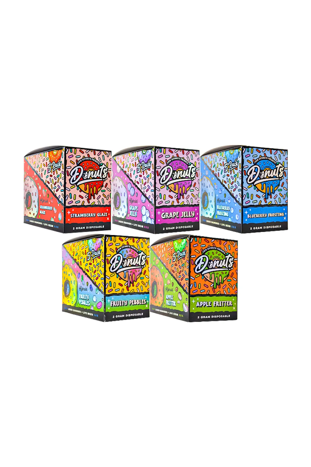 300pcs/lot Germany Stock Fryd Donut 2g Disposable