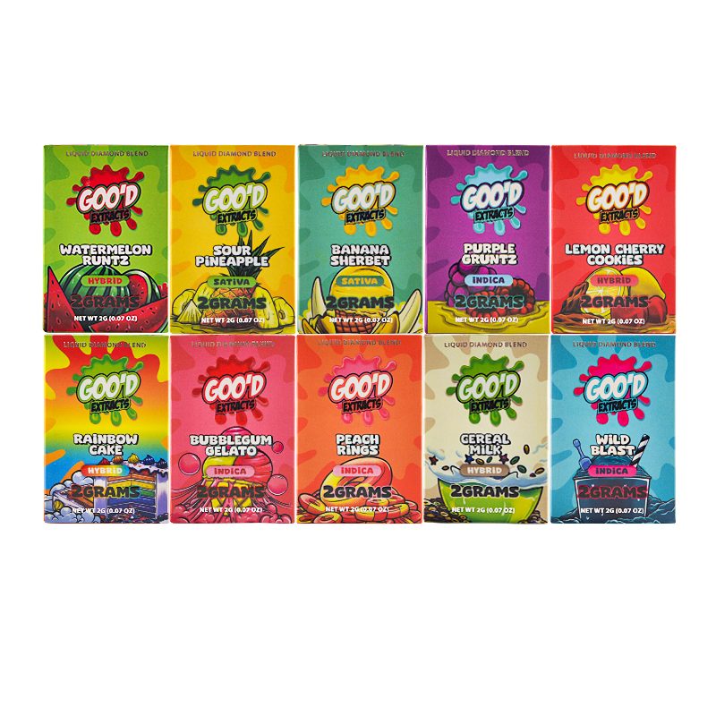 USA 500pcs/lot Goo'd Extracts 2g Disposable