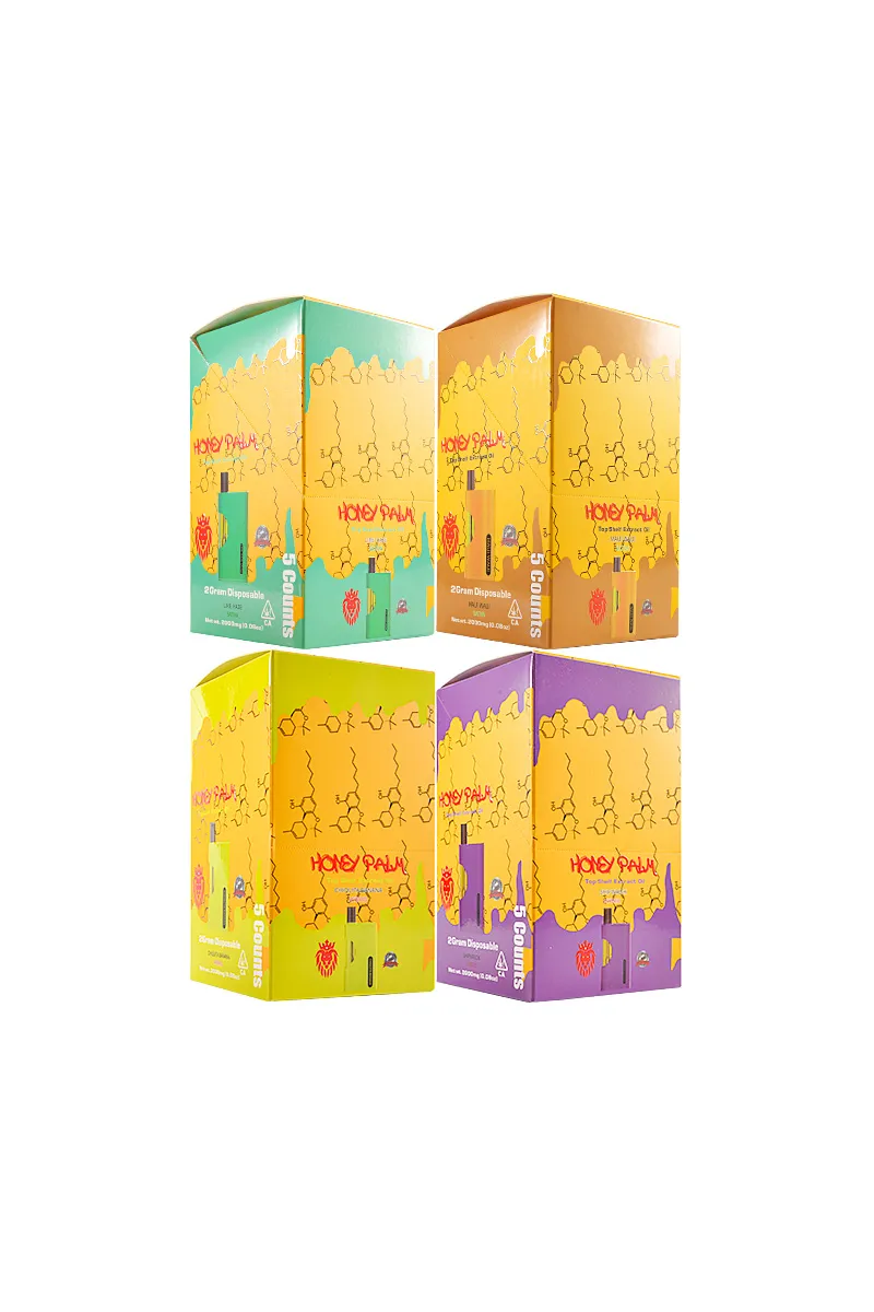 100pcs/lot Honey Palm 2g Disposable USA