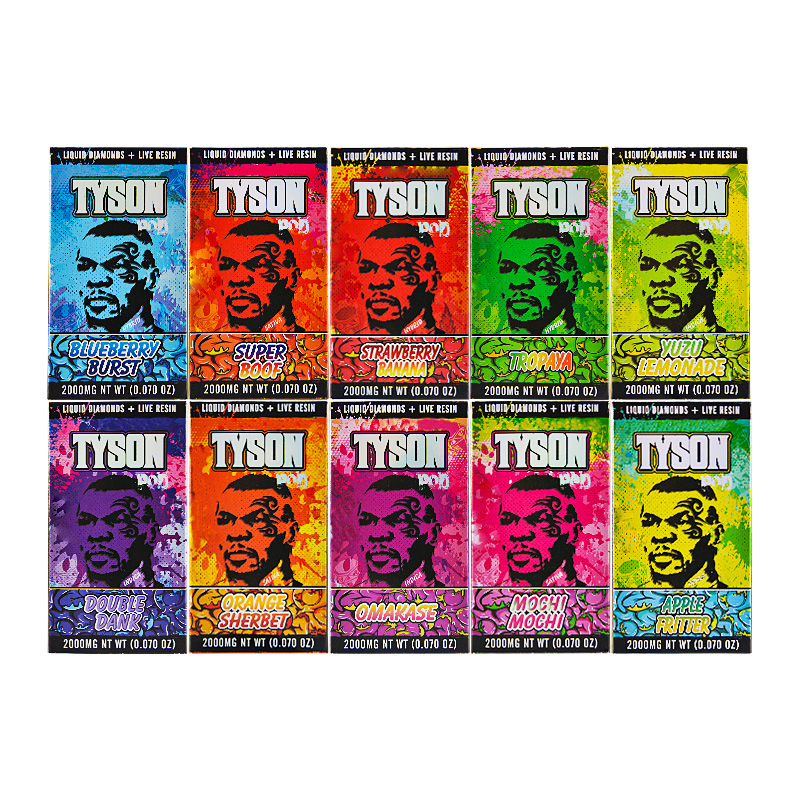 200pcs/lot USA Tyson Pod 2g With Digital Screen Disposable