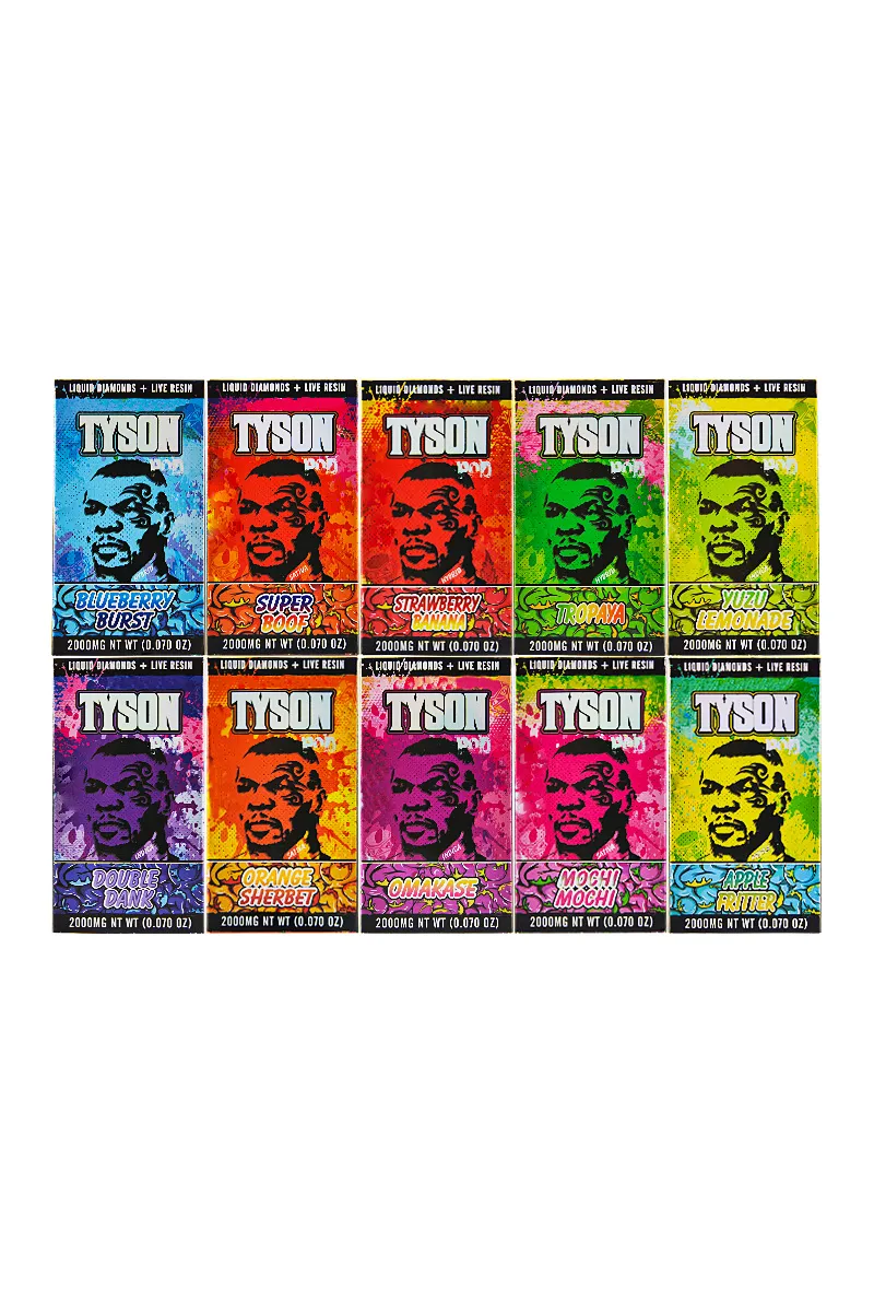 200pcs/lot USA Tyson Pod 2g With Digital Screen Disposable