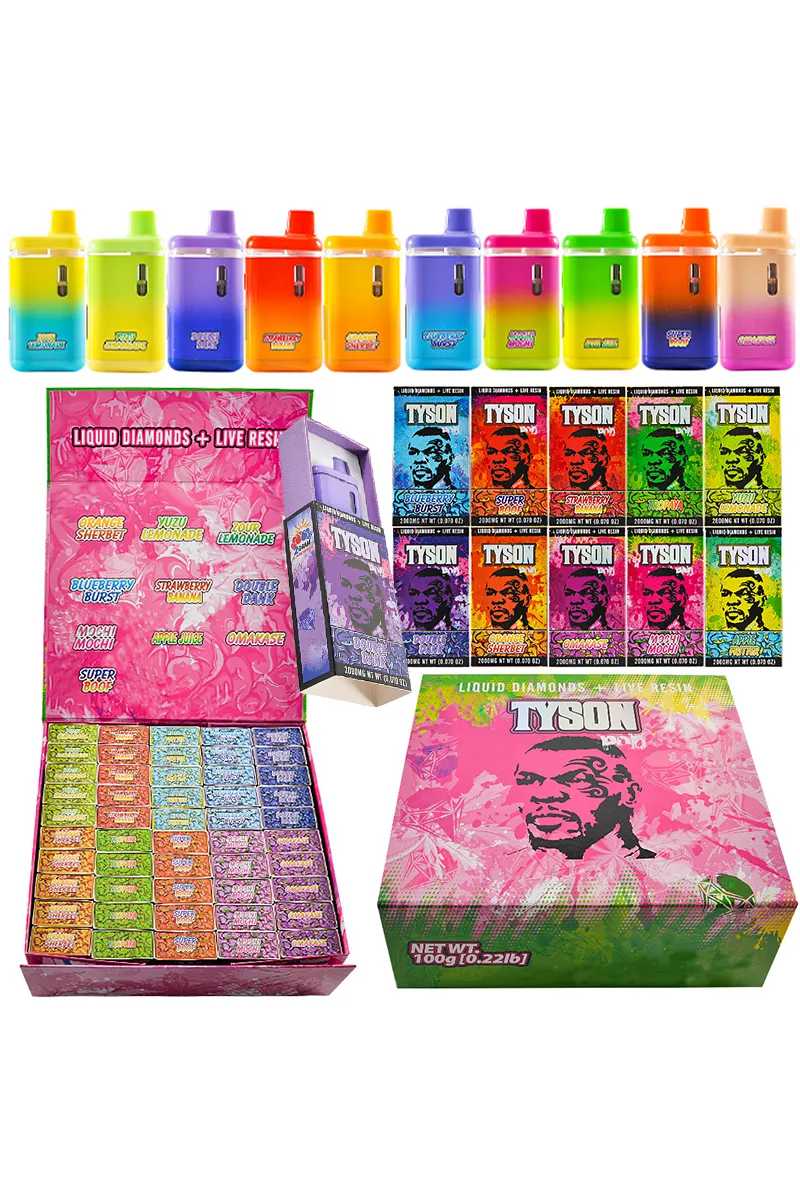 200pcs/lot USA Tyson Pod 2g With Digital Screen Disposable