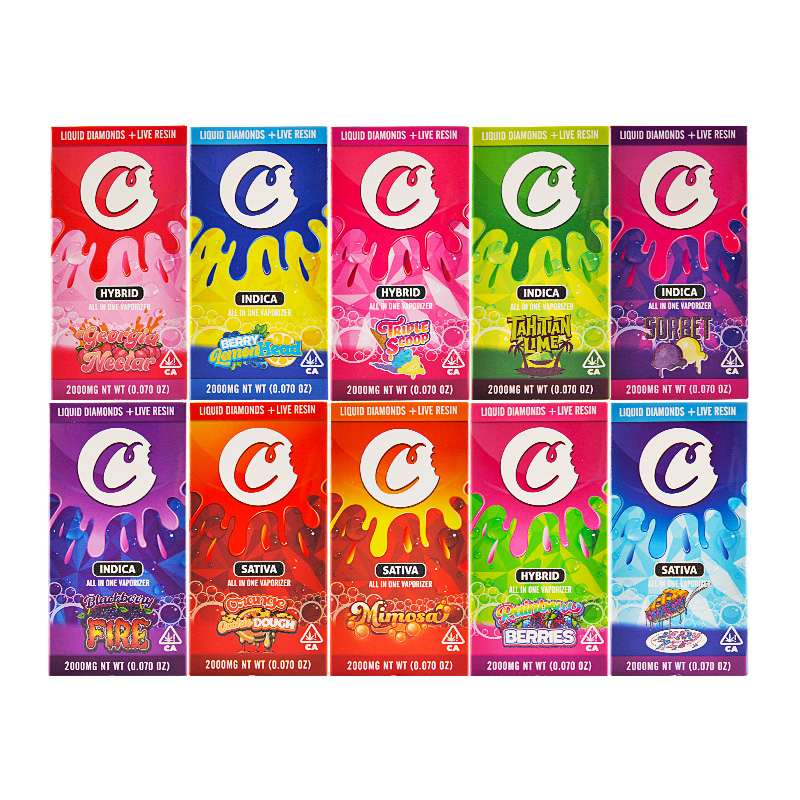 500pcs/lot USA Cookies 2g With Screen Disposable