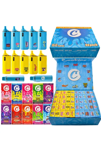 500pcs/lot USA Cookies 2g With Screen Disposable 01