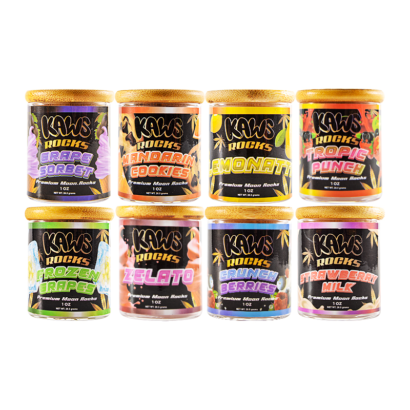 Kaws Moon Rocks Exotic Edition 1 oz Glass Jar