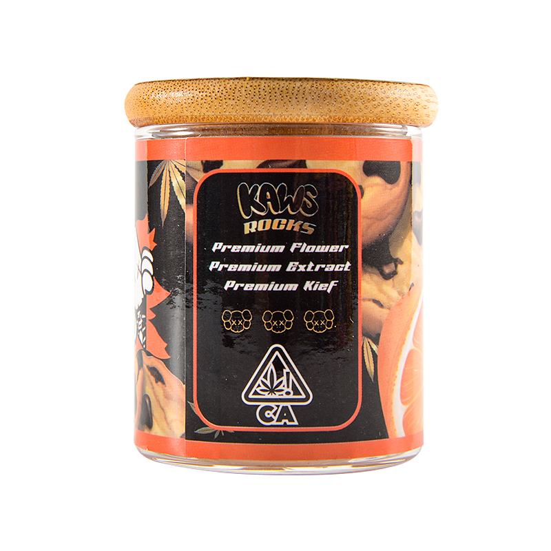 Kaws Moon Rocks Exotic Edition 1 oz Glass Jar