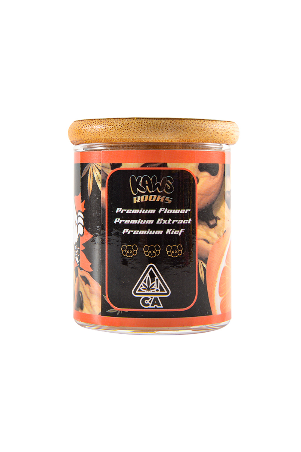 Kaws Moon Rocks Exotic Edition 1 oz Glass Jar