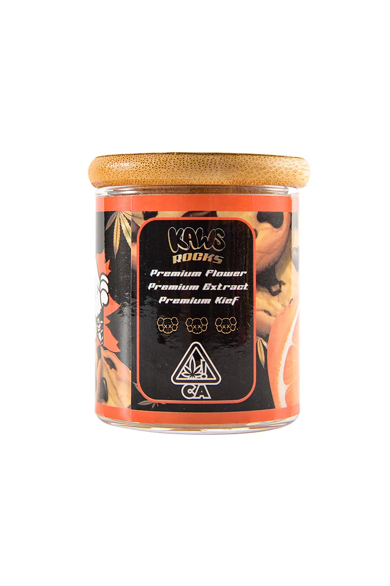Kaws Moon Rocks Exotic Edition 1 oz Glass Jar
