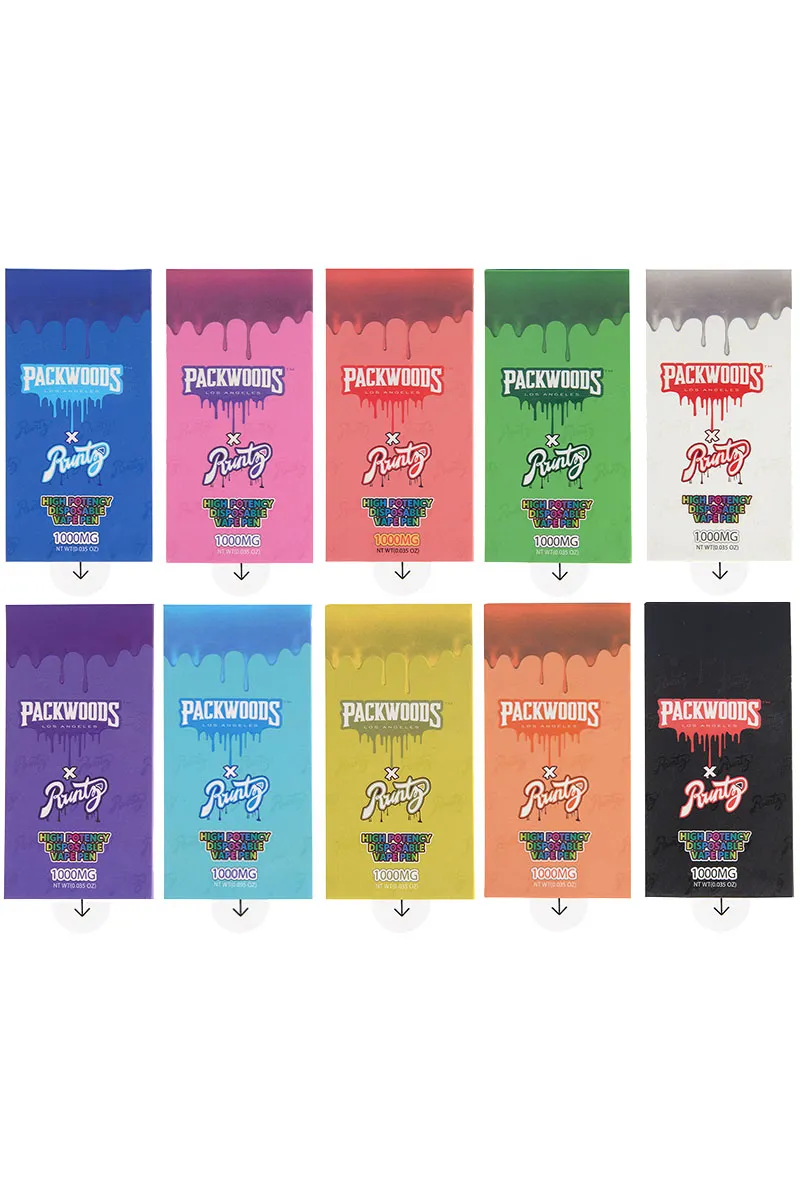 USA Packwoods X Runtz 1g Regular Disposable 100pcs/lot 