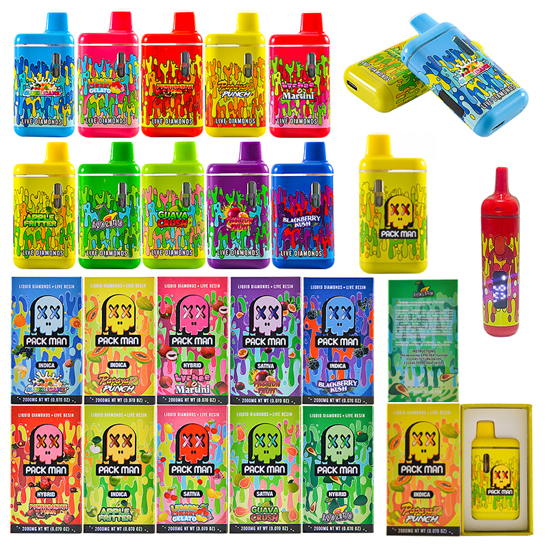 500pcs/lot Packman Gen 3 Digital Screen 2g Disposable USA