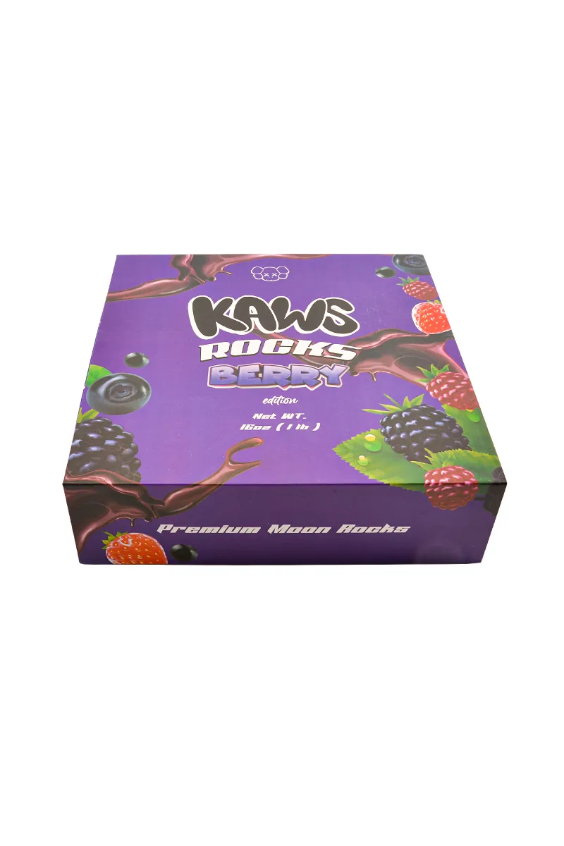 Kaws Moon Rocks Berry Edition 1 oz Glass Jar