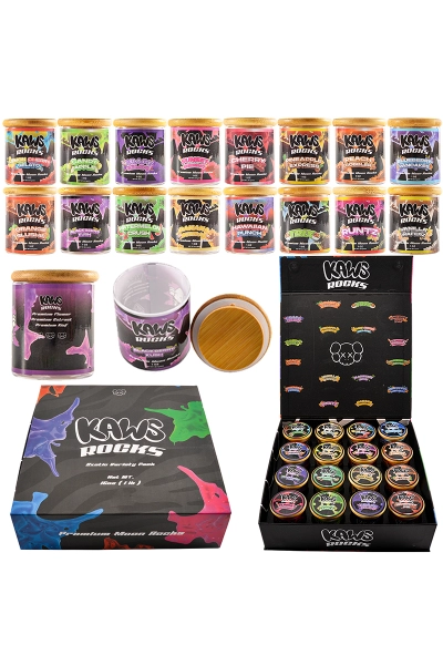 Kaws Moon Rocks OG Edition 1 oz Glass Jar 01