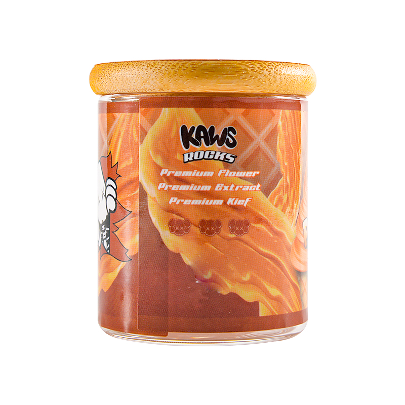 8 boxes/lot USA Stock Kaws Moon Rocks 1 oz Glass Jar