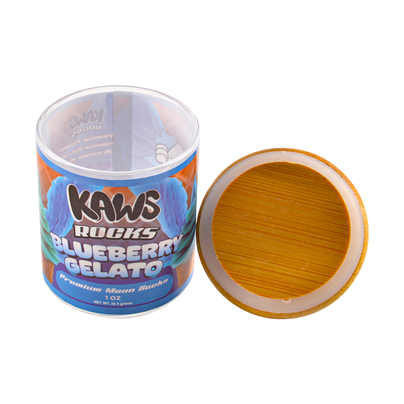 8 boxes/lot USA Stock Kaws Moon Rocks 1 oz Glass Jar