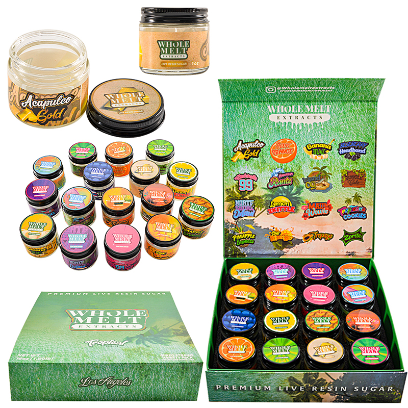 Whole Melt Extracts Box 1 oz Glass Jar