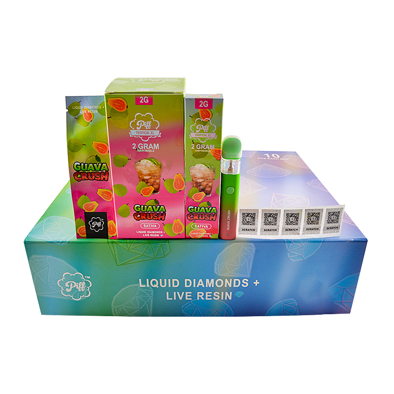 500pcs/lot Piff Tropical XL 2g Disposable USA