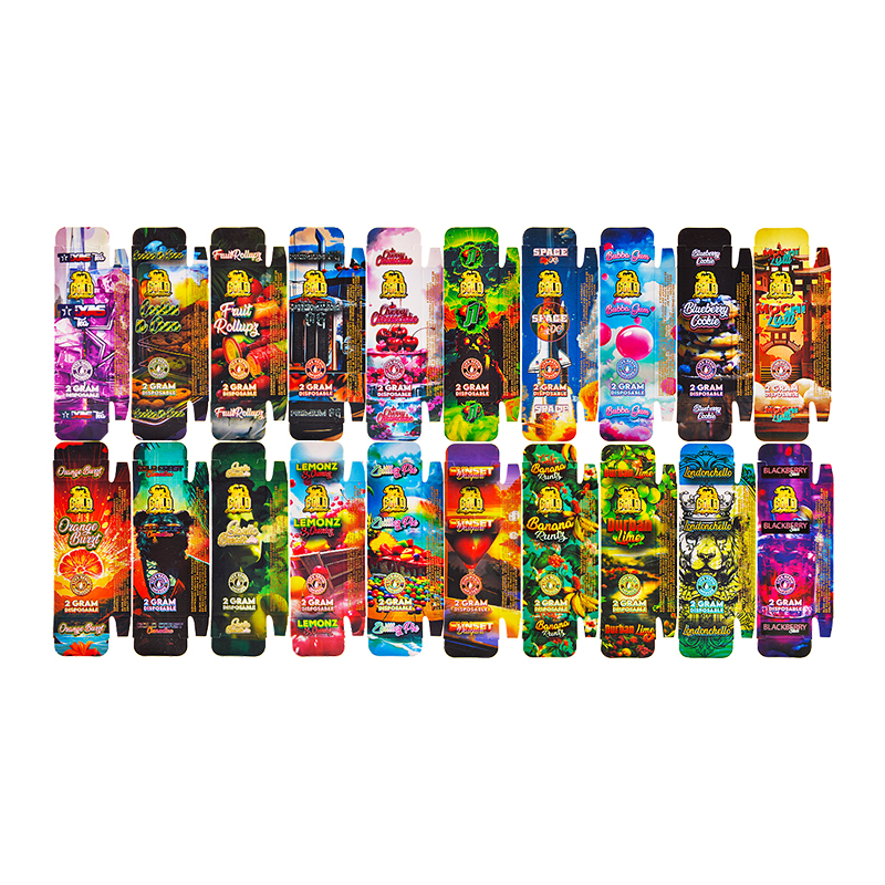 200pcs/lot USA Stock Gold Coast Clear V2 2g Disposable