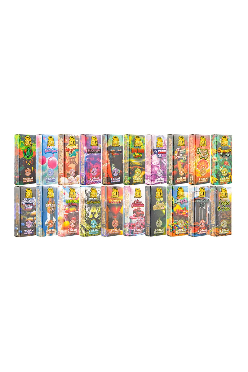 200pcs/lot USA Stock Gold Coast Clear V2 2g Disposable