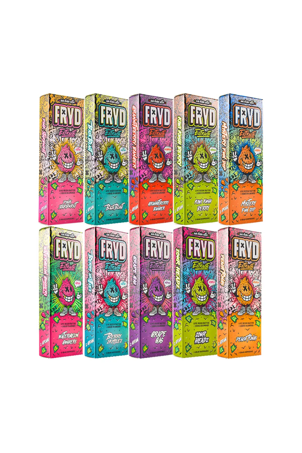 200pcs/lot USA Stock Fryd 8th 2g Disposable