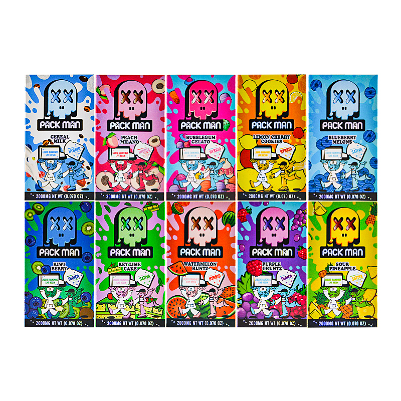 200pcs/lot USA Packman Gen 3 2g Disposable