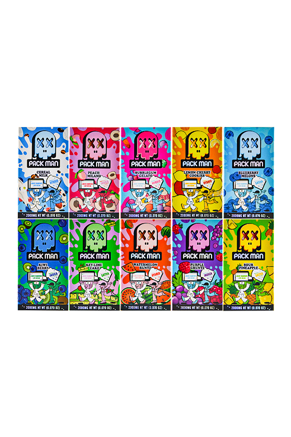 200pcs/lot USA Packman Gen 3 2g Disposable