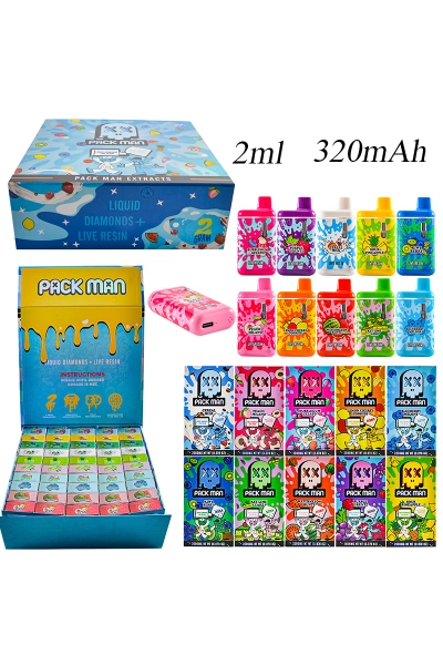 200pcs/lot USA Packman Gen 3 2g Disposable 01