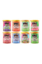 8 boxes/lot USA Stock Kaws Moon Rocks 1 oz Glass Jar