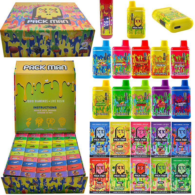 200pcs/lot USA Packman Gen 3 2g Screen Disposable