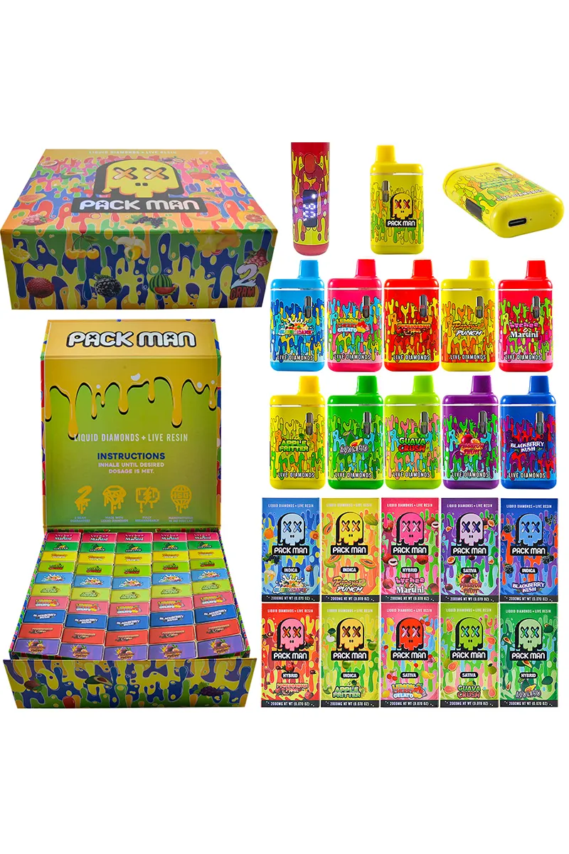 200pcs/lot USA Packman Gen 3 2g Screen Disposable