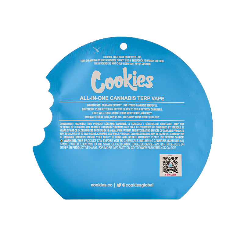 Cookies 1g Dual Chamber Disposable