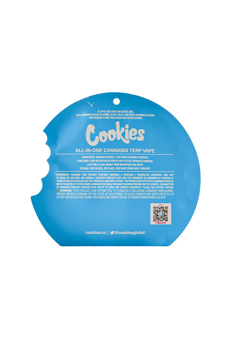 Cookies 1g Dual Chamber Disposable
