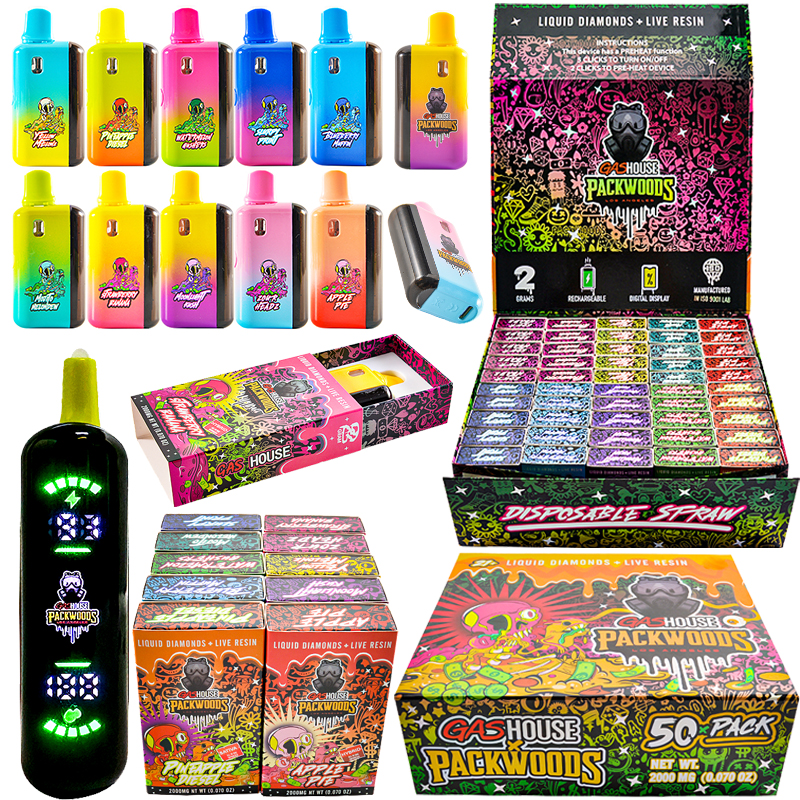 200pcs/lot Gas house Packwoods 2g Disposable USA Stock
