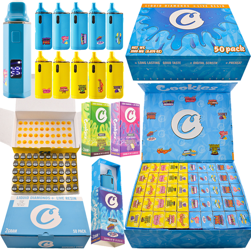 200pcs/lot USA Stock Cookies 2g With Screen Disposable