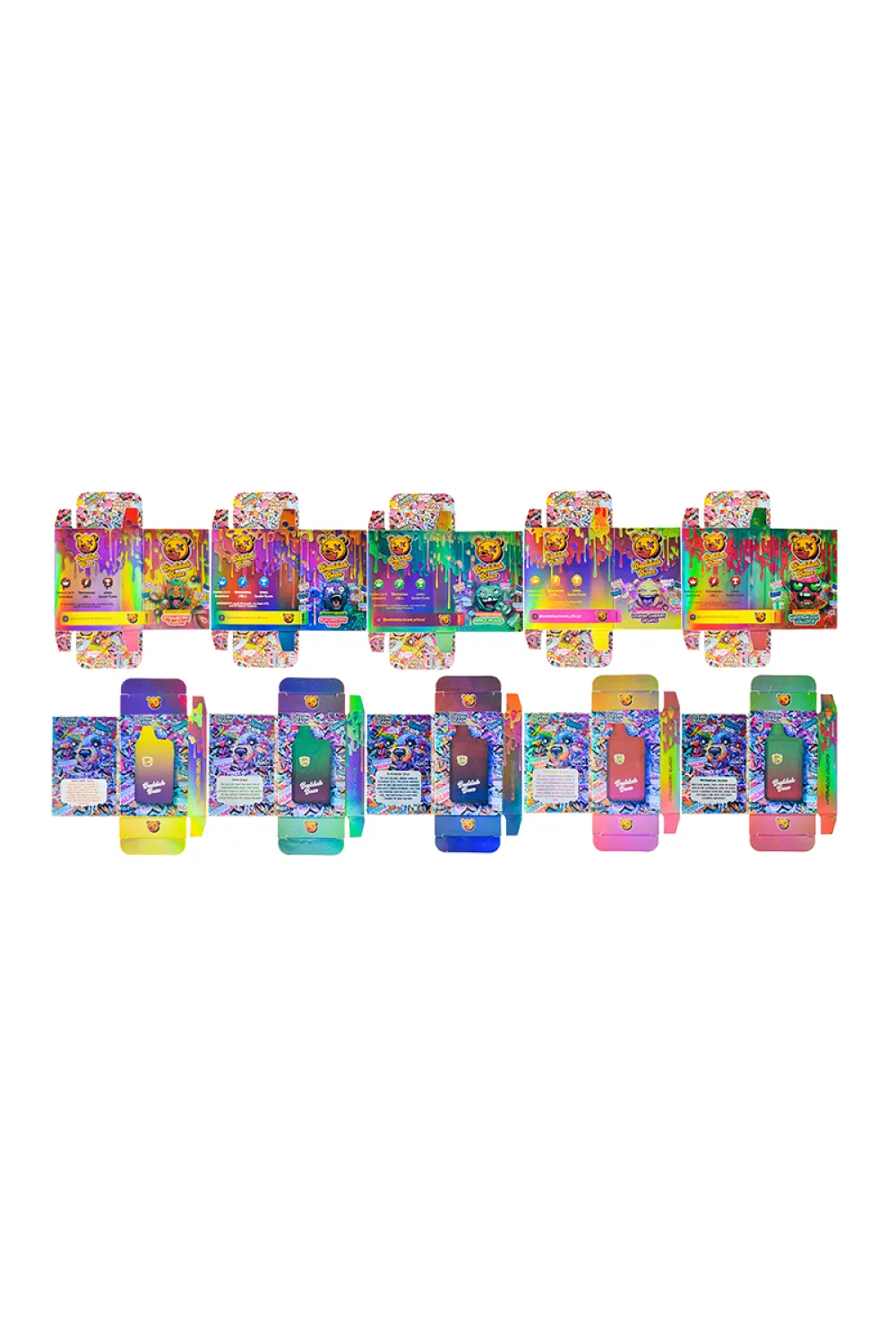 250pcs/lot Buddah Bear 2g USA Stock