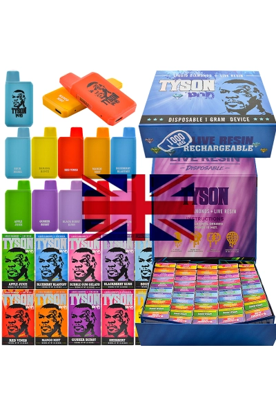 UK Stock 100pcs/lot Tyson Pod 1g Disposable 01