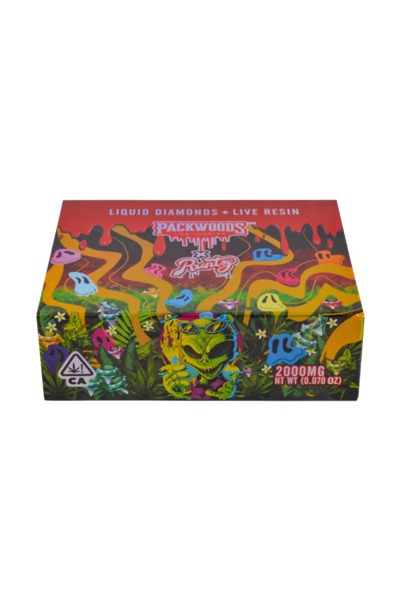 200pcs/lot USA Stock Packwoods x Runtz 2g Disposable