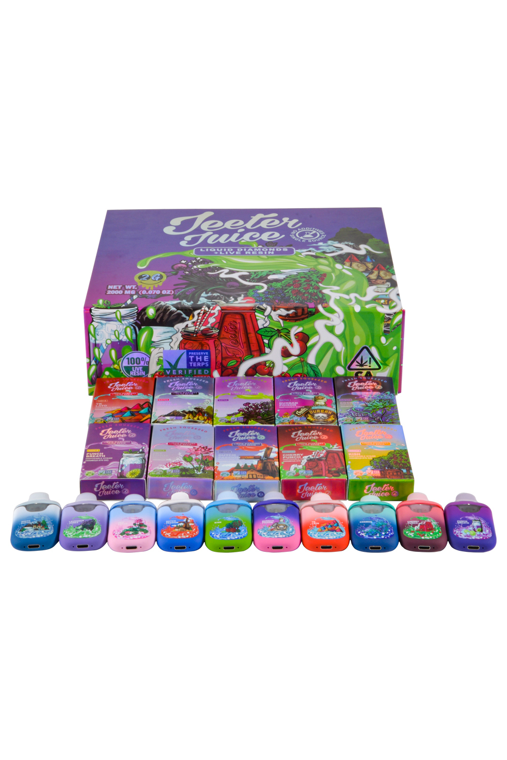 200pcs/lot Jeeter Juice 2g Disposable USA Stock