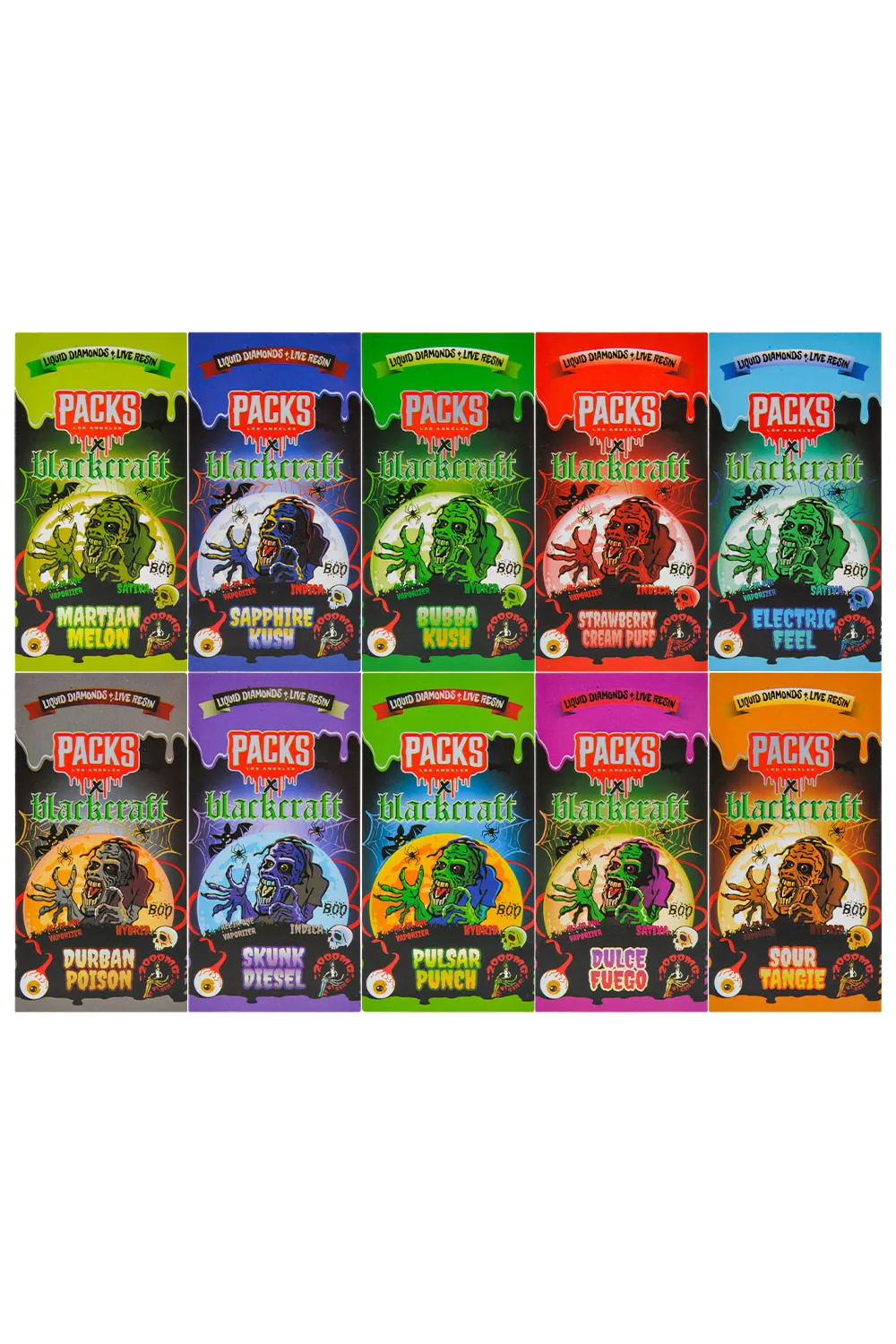 Packs x Black Craft 2g Disposable