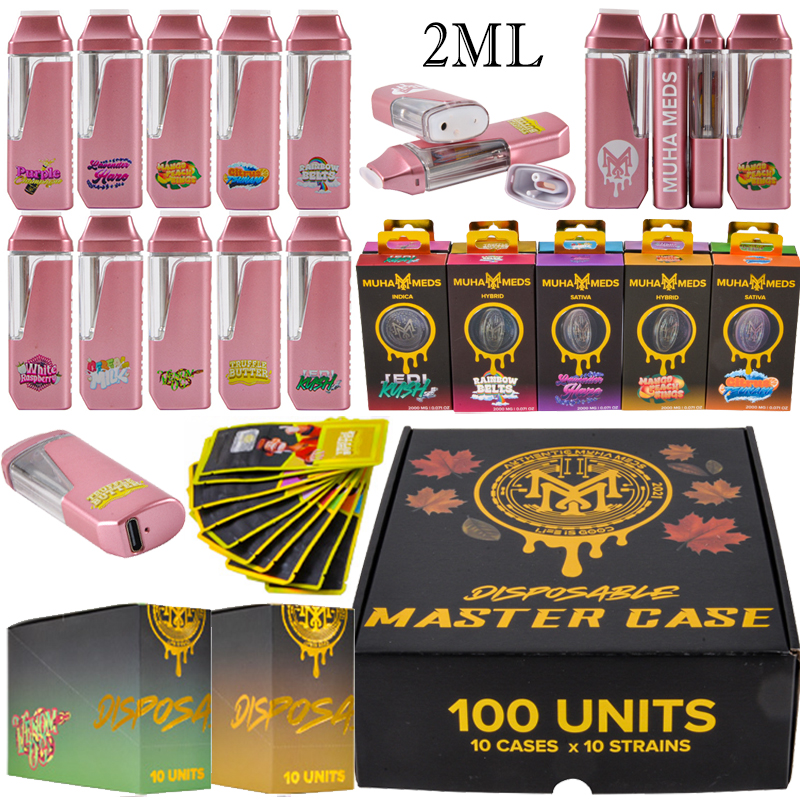Muha Meds 2g Pink Carts Disposable