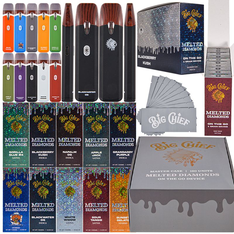 200pcs/lot USA Stock Big Chief 1g Preheat Disposable