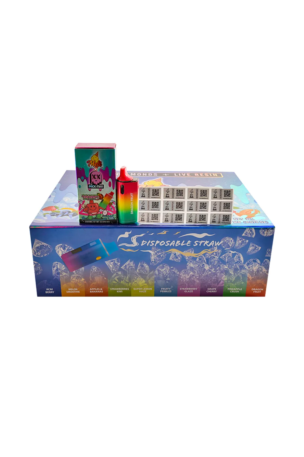 Melt Packman 2g With Digital Screen Disposable