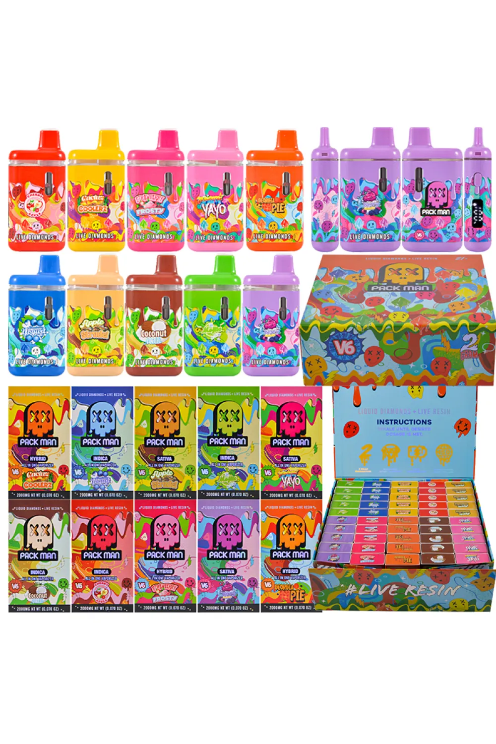 Packman V6 2g Digital Screen Disposable