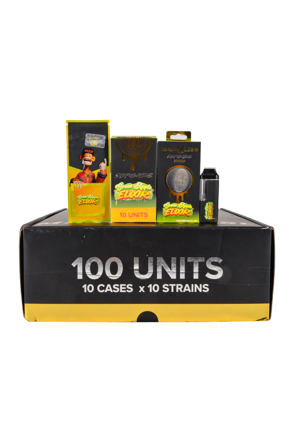 500pcs/lot 2ml New Flavors Muha Meds With Light USA Stock
