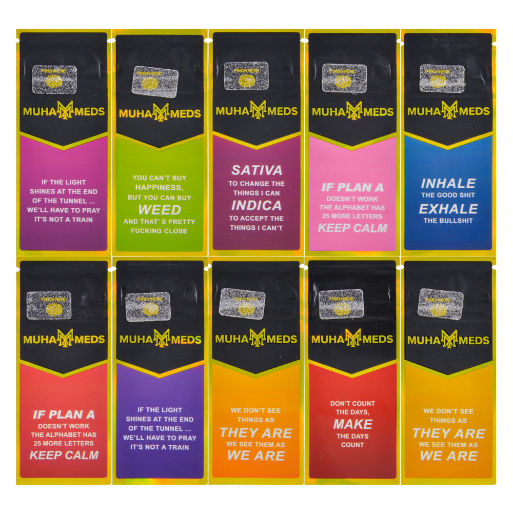 500pcs/lot 2ml New Flavors Muha Meds With Light USA Stock